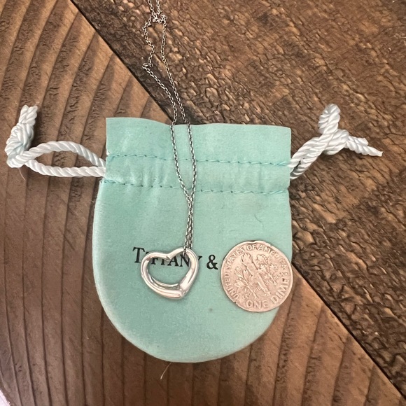 Tiffany & Co. Elsa Peretti Open Heart Pendant Necklace - Picture 4 of 4